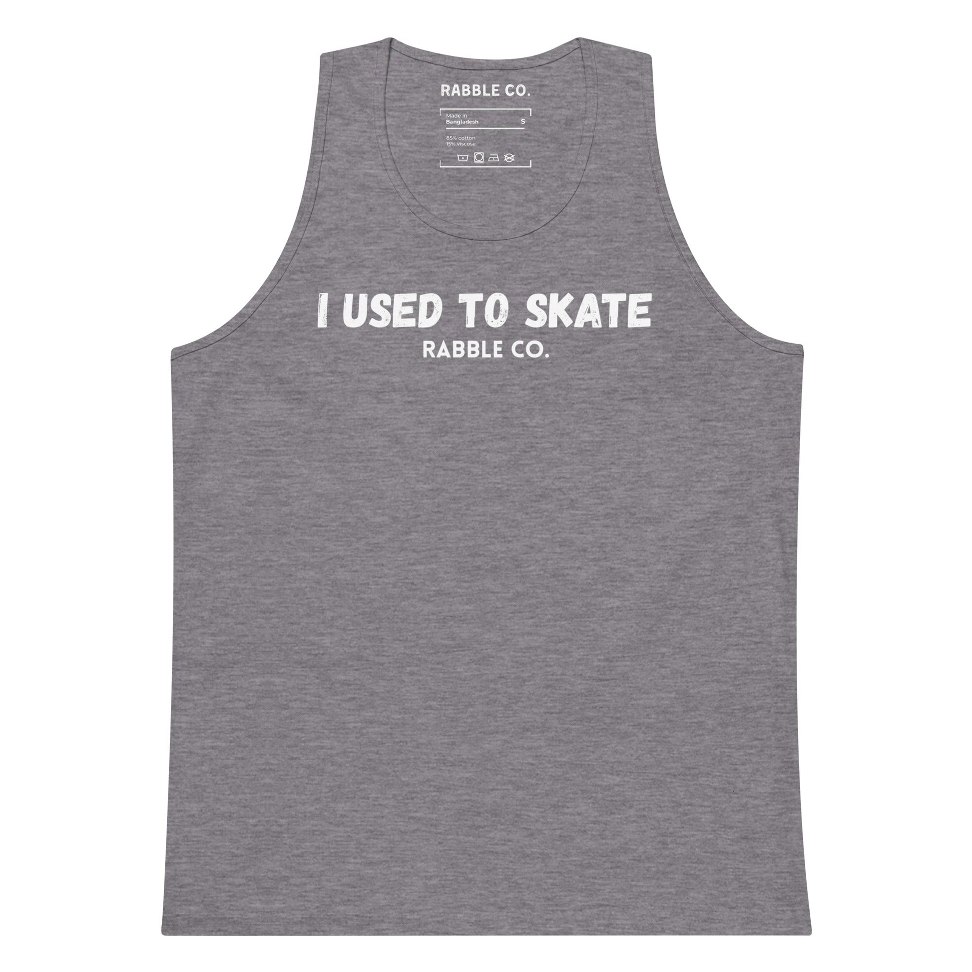 I Used To Skate (White) - Tank Top - RABBLE COMPANY