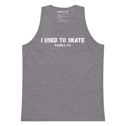 I Used To Skate (White) - Tank Top - RABBLE COMPANY
