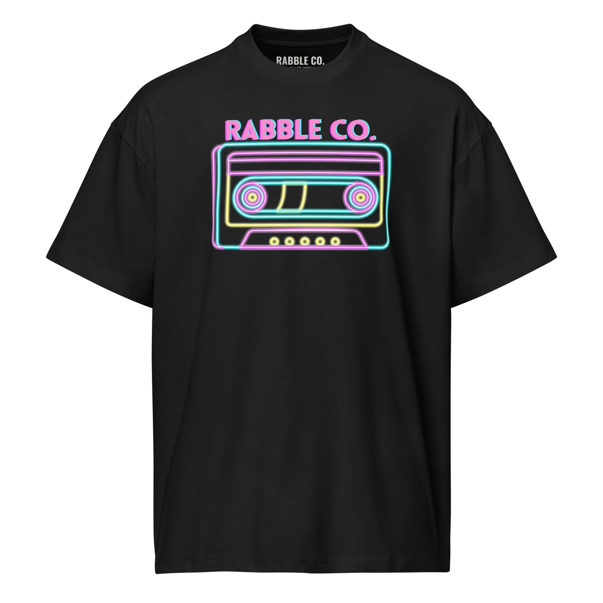 Listen. Rewind. Repeat. - Heavyweight Men’s box tee - RABBLE COMPANY