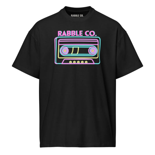 Listen. Rewind. Repeat. - Heavyweight Men’s box tee - RABBLE COMPANY