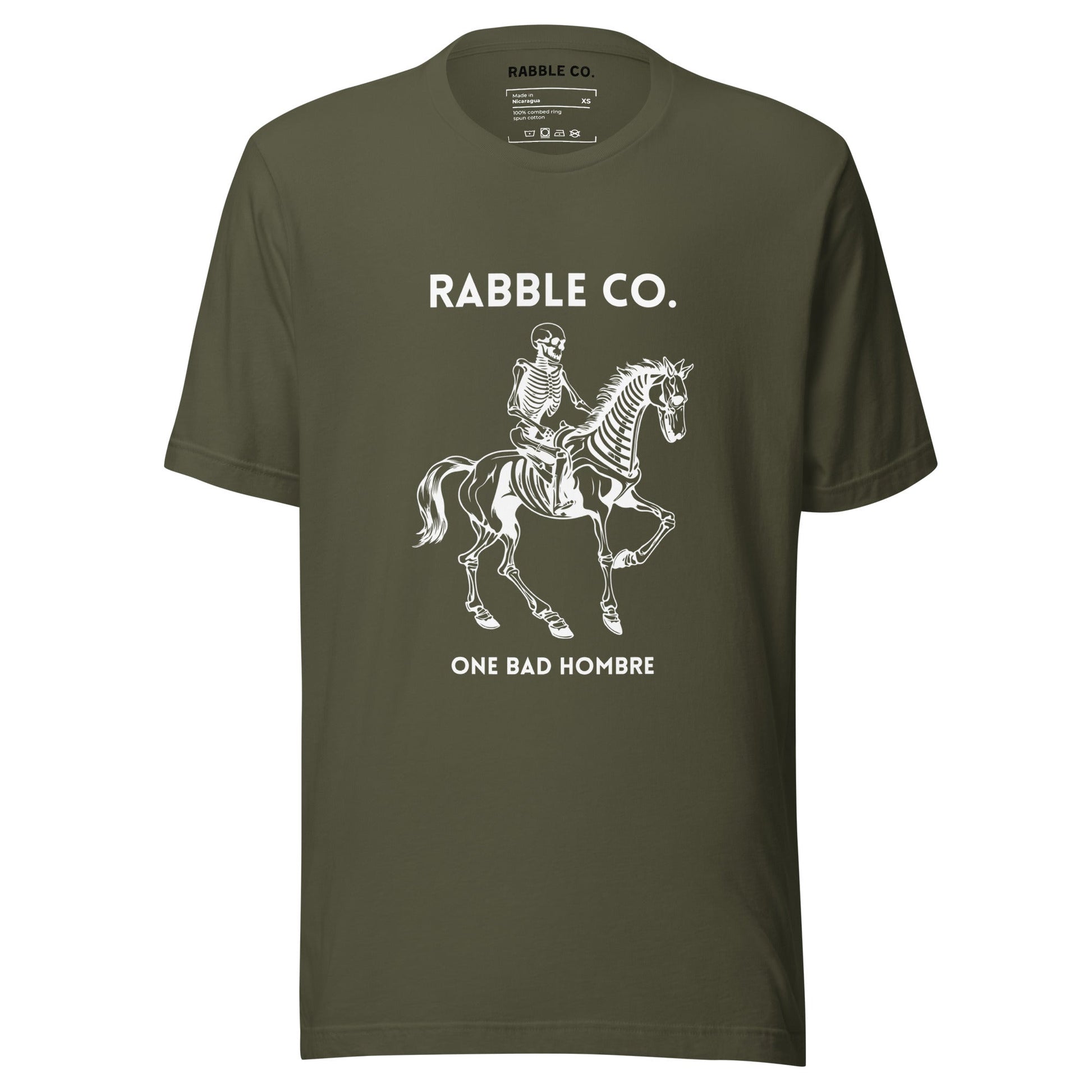One Bad Hombre (WH) - T-Shirt - RABBLE COMPANY