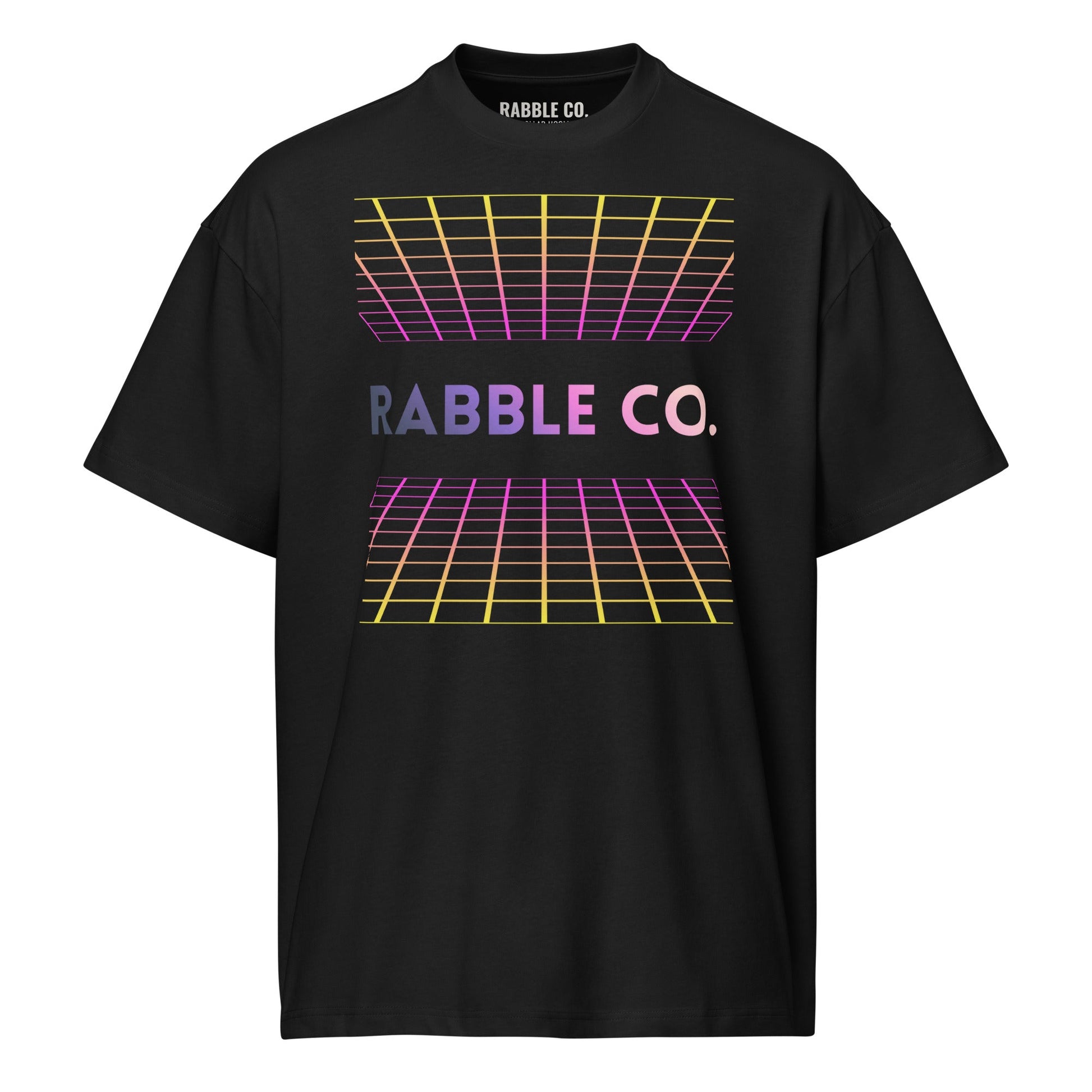 Retro Grid - Heavyweight Men’s box tee - RABBLE COMPANY