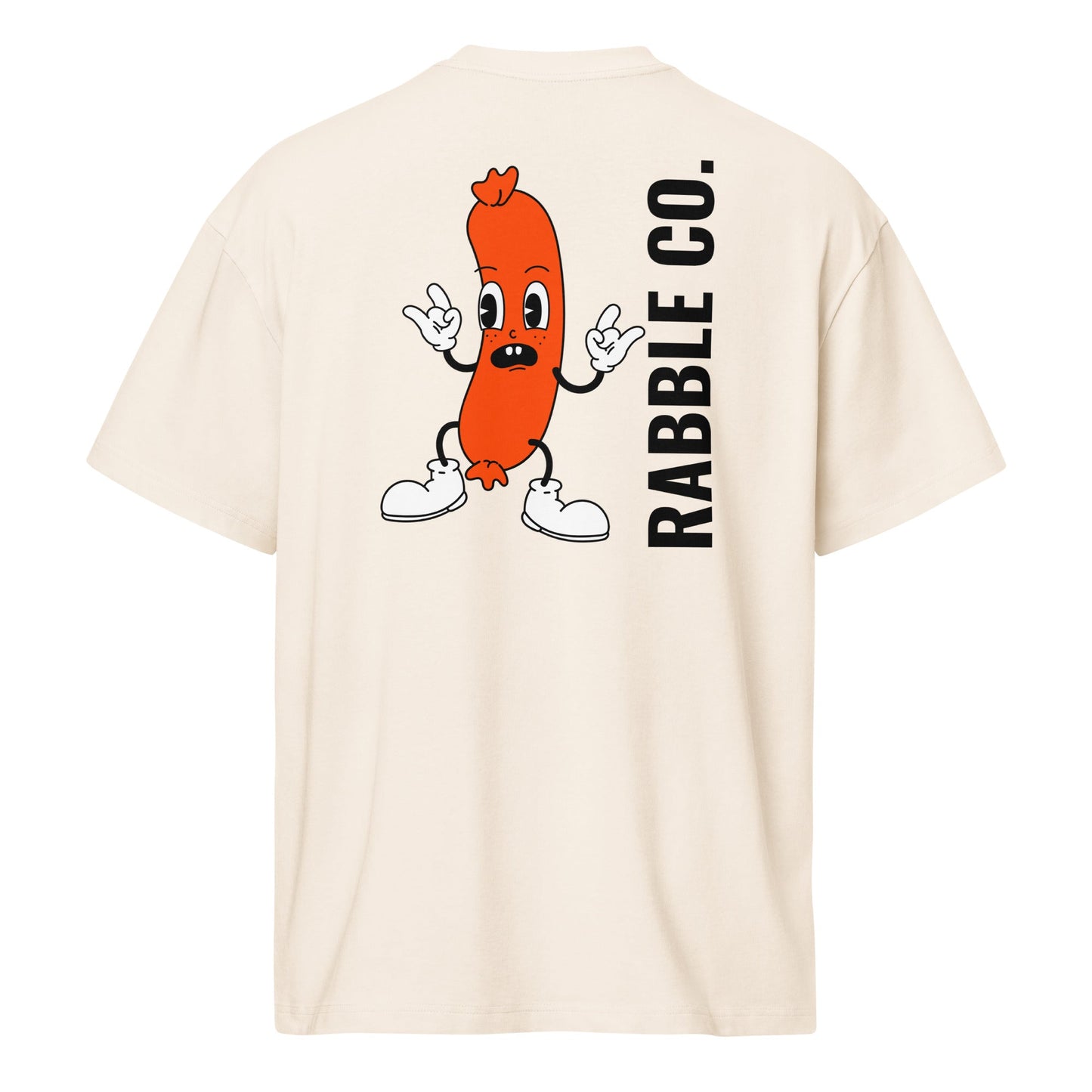 Sausage Fingers - Heavyweight Men’s box tee - RABBLE COMPANY