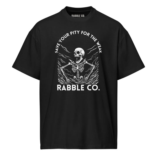 Save Your Pity - Heavyweight Men’s box tee - RABBLE COMPANY
