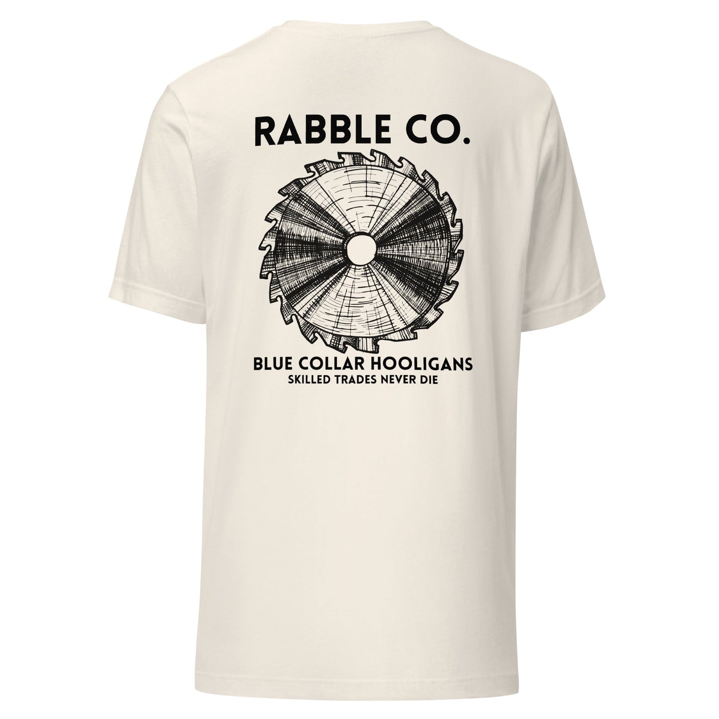 Skilled Trades Saw (Black) - T-Shirt - RABBLE COMPANY