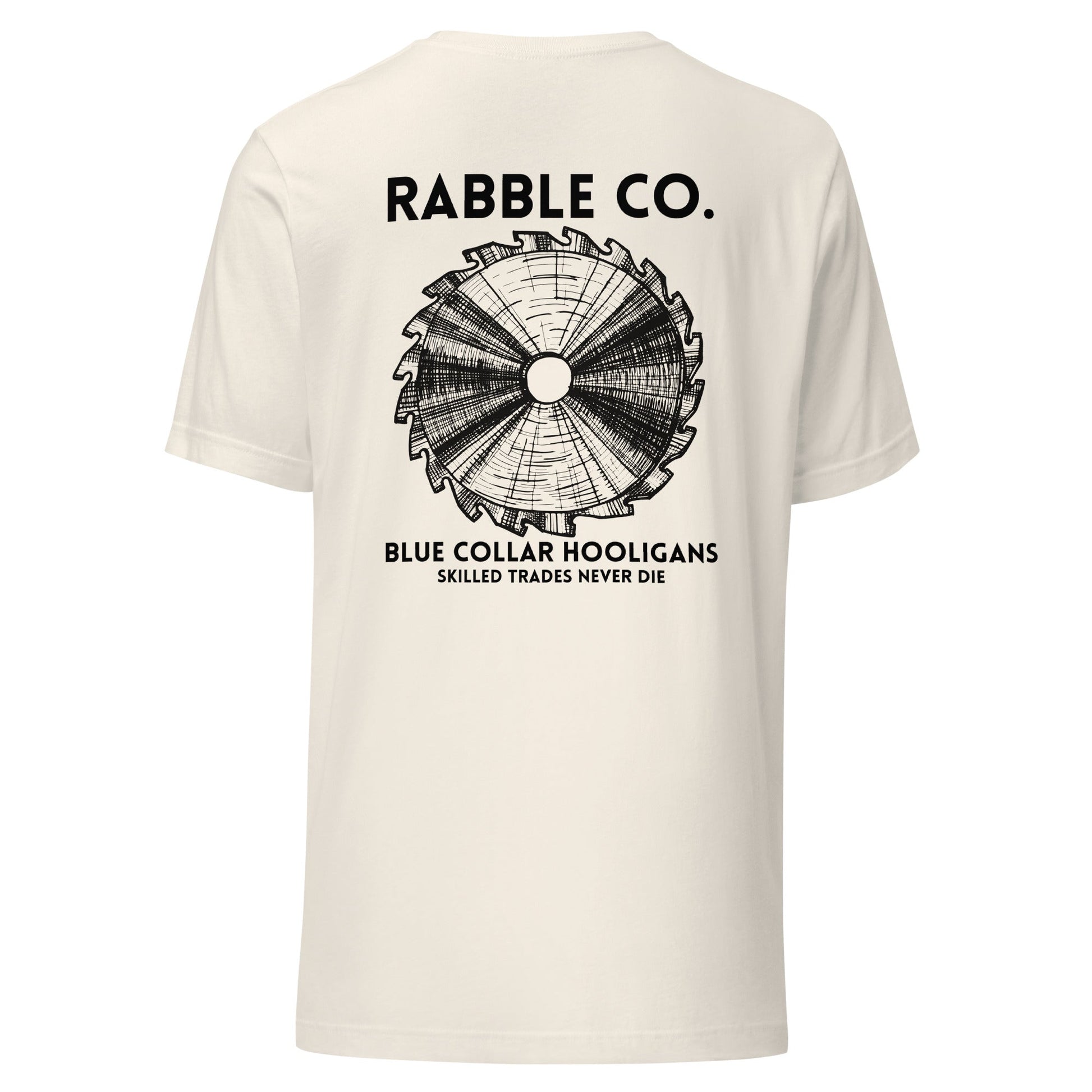 Skilled Trades Saw (Black) - T-Shirt - RABBLE COMPANY