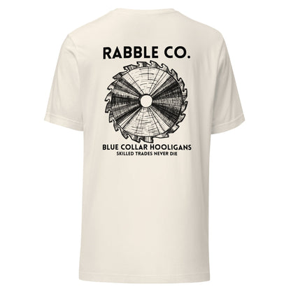 Skilled Trades Saw (Black) - T-Shirt - RABBLE COMPANY