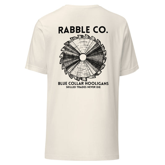 Skilled Trades Saw (Black) - T-Shirt - RABBLE COMPANY