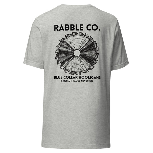 Skilled Trades Saw (Black) - T-Shirt - RABBLE COMPANY