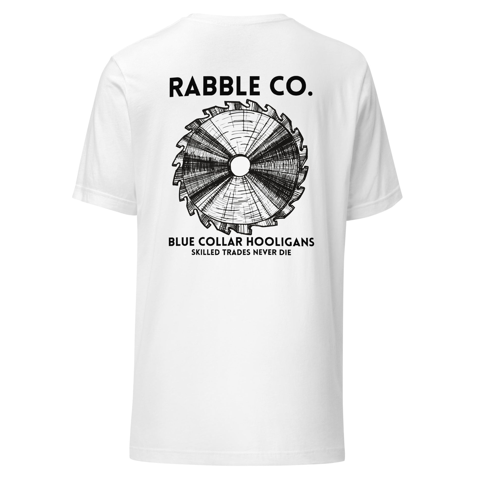 Skilled Trades Saw (Black) - T-Shirt - RABBLE COMPANY