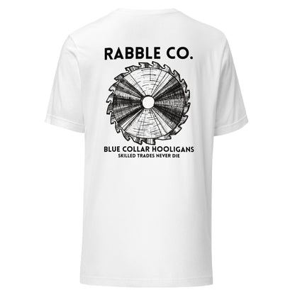 Skilled Trades Saw (Black) - T-Shirt - RABBLE COMPANY