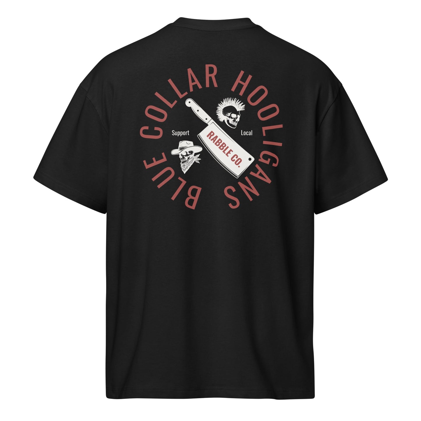 Support Local (W) - Heavyweight Men’s box tee - RABBLE COMPANY