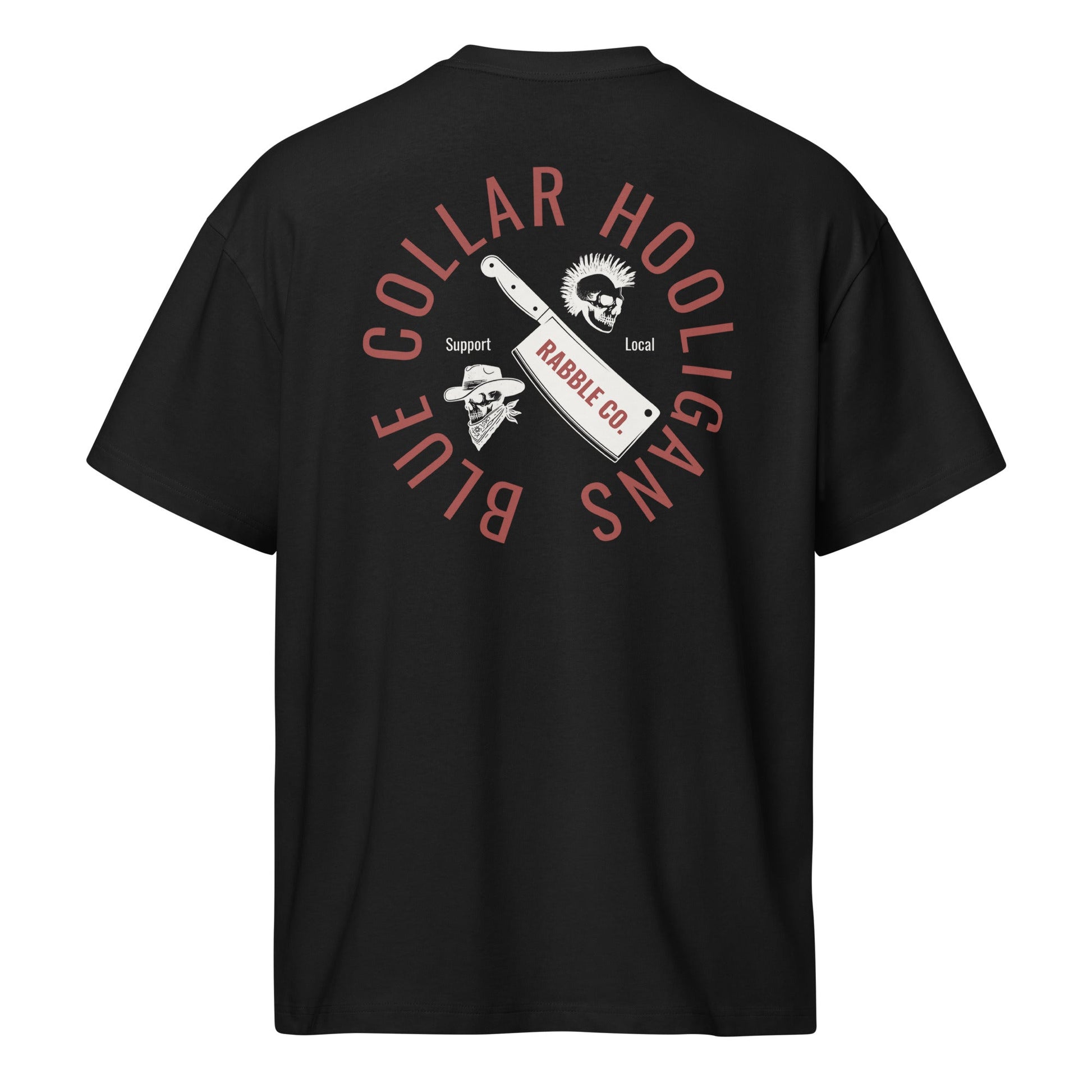 Support Local (W) - Heavyweight Men’s box tee - RABBLE COMPANY