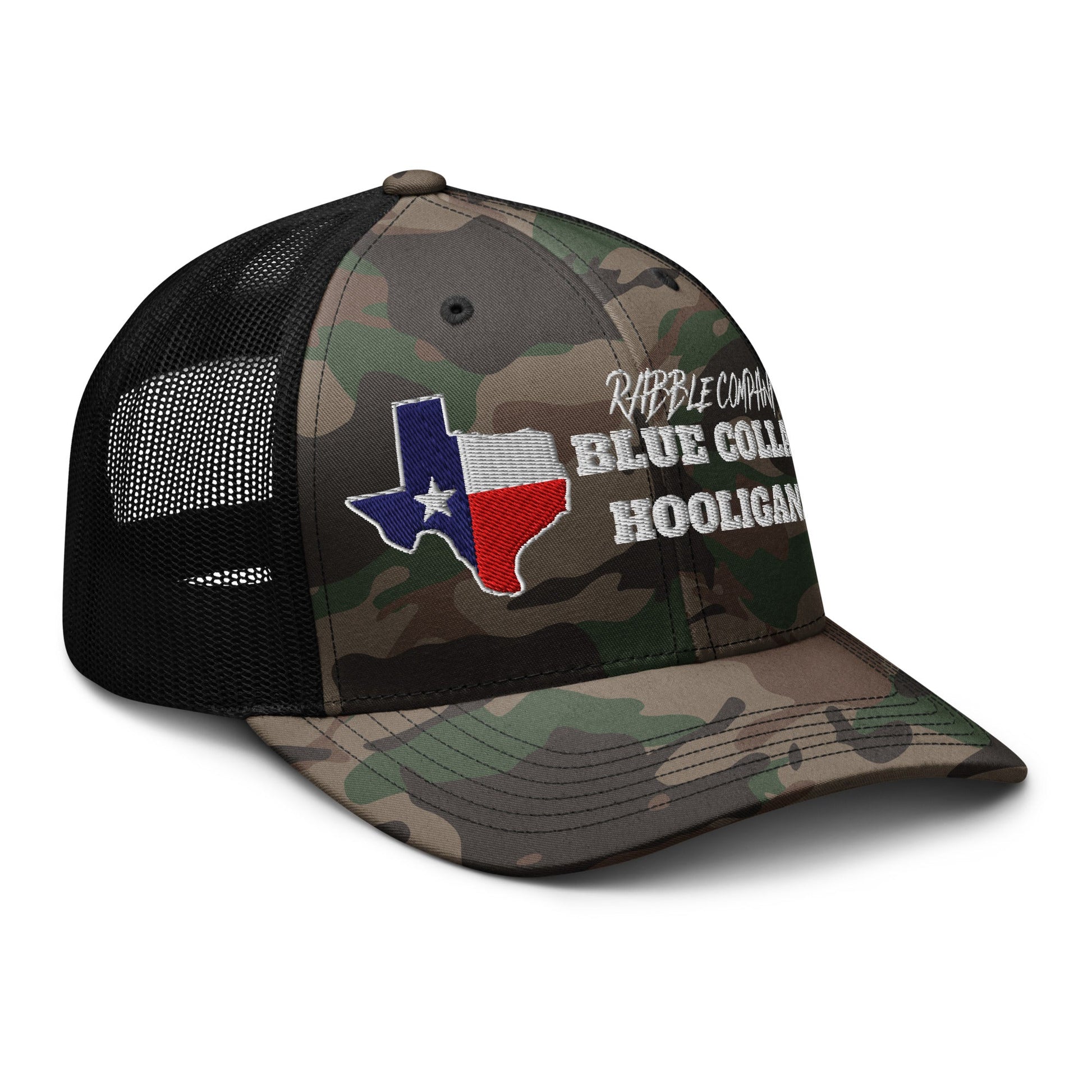 The Lone Star - Camo Hat - RABBLE COMPANY